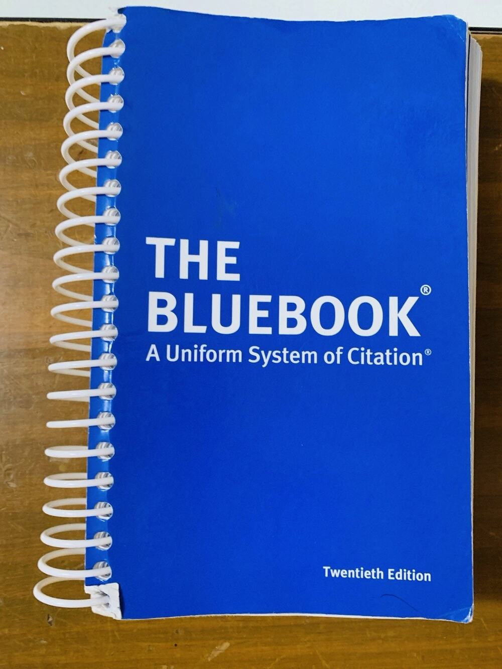 The Bluebook: A Uniform System of Citation, 20th Edition 2017